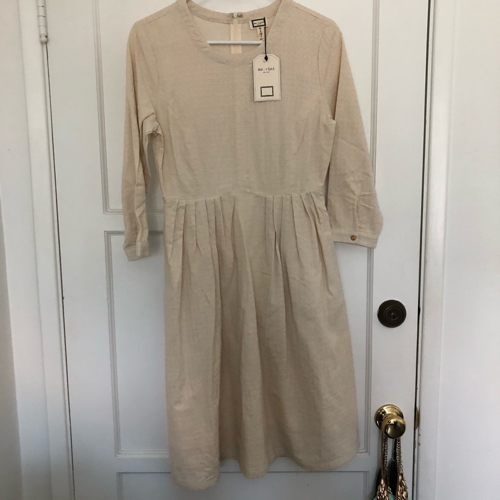 Mo Vint Cream dress